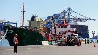 CMP paralizó operación en Planta de Pellets de Huasco y Puerto Guacolda II [upl. by Kori]