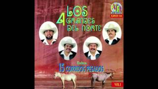 Los 4 Grandes Del Norte  15 Corridos Pesados Disco Completo [upl. by Atinihs]