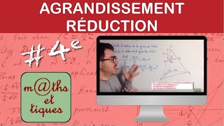 Calculer un volume par agrandissement ou réduction  Quatrième [upl. by Goerke]