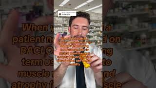 BACLOFEN COUNSELING pharmacist pharmacy baclofen seizures seizuredisorder shorts [upl. by Curhan794]