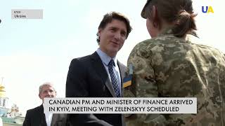 Justin Trudeau and Chrystia Freeland Arrived in Kyiv with an Unannouced Visit [upl. by Anivlek]