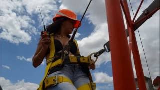 Instalación último tramo torre TZ45G 166 [upl. by Ladonna]