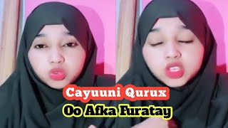 Cayuuni Qurux Oo Afka Furatay Cadaysayna Ninkii Video Ka [upl. by Aisayn688]