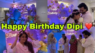 Dipi’s First Birthday As A Mom This One Is Very Special  Birthday celebration Shoaib Ibrahimvlog [upl. by Nlycaj]