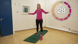 Multicomponent exercise video level 1 performed twice [upl. by Eldreda]