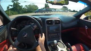 20072013 Chevrolet Corvette C6 Convertible Automatic POV Test Drive 060  Radial Reviews [upl. by Anoniw309]