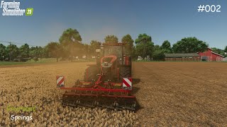 LS25Riverband SpringsWeizen ernten und Mulchen002 FS25 [upl. by Hareenum438]