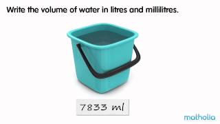 Converting Millilitres to Litres and Millilitres [upl. by Covell]