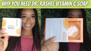 IS DR RASHEL VITAMIN C SOAP EFFECTIVE Best brightening soap review [upl. by Katt]