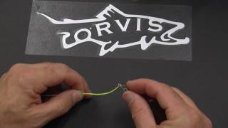 ORVIS  How to Use a Perfection Loop to Attach a Fly [upl. by Ahsela]