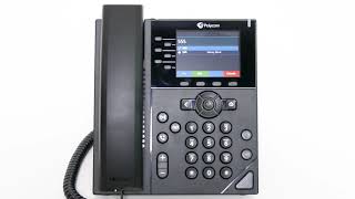 Polycom 350 How to Access Voicemail [upl. by Dviad]