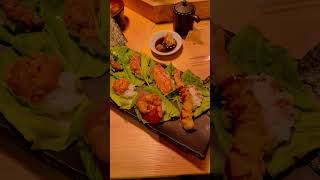 Delicious Lunch at Gonpachi NoriTemaki food travel japan [upl. by Lindley]