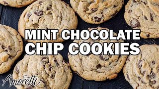 How to Make Mint Chocolate Chip Cookies  Perfect Chocolate Chip Cookie Recipe [upl. by Nwatna]