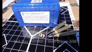 30 378WBY UltraVel 4200 AZ AMMO CUSTOM RIFLE and a Barnes TTSX Bullet test rev3 [upl. by Klug415]