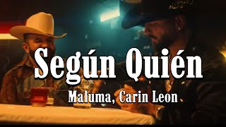 Según Quién  Maluma Carin Leon  Peso Pluma Eslabon Armado Junior H Corridos 2023 [upl. by Ynahirb81]