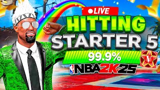 HITTING STARTER 5 in 2X REP EVENT in NBA 2K25 FullStream NEW INSANE BUILD BEST BUILD in NBA 2K25 [upl. by Akym]