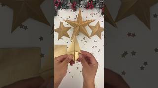 Estrellitas de papel de navidad ✨️🎅🎄 youtube youtubeshorts viralvideo christmas [upl. by Crane]