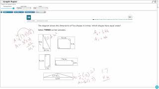 6th Grade STAAR Practice Area and Volume 68D  14 [upl. by Berkow]