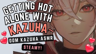 SPICY Kazuha ASMR Wearing Lngerie while Kazuha Sketches you 😳 With A Surprise [upl. by Zarihs412]