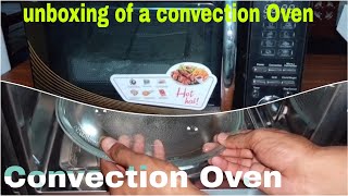 Unboxing of a convection OvenBaking Oven [upl. by Pulchi]