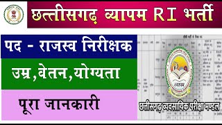 CG RI VACANCY 2024 I CG NEW VACANCY 2024 I CG VAYAPAM NEW VACANCY 2024 I CG NEW RECUITMENT 2024 [upl. by Baron]