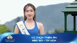 Hoa hậu Du lịch Việt Nam 2024 Phỏng vấn Vũ Thị Thiên Ân SBD 301 [upl. by Dnaltruoc]