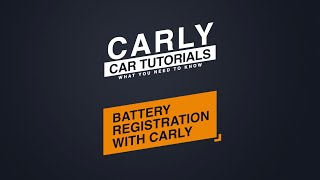 Autobatterie Teil 3 Registrierung von Autobatterien mit Carly nur BMW [upl. by Meesak]