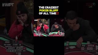 The GREATEST Poker BLUFF of All Time‼️🤥🃏 gambling mikkimase [upl. by Yffat473]