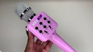 Move2Play Kidz Bop Karaoke Microphone The Hit Music Brand for Kids Review [upl. by Releehw]