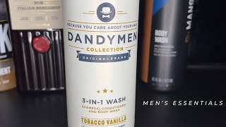 Tobacco Vanilla Dandymen 3IN1 wash smells Amazing DANDYMEN [upl. by Shiller709]