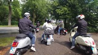 Rollerburschen amp Vespa Hanseaten 🛵 GTS Travemünde Tour [upl. by Ignatia]