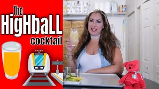 The whiskey Highball cocktail prep under 1 minute  simple recipe [upl. by Nac]