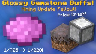 Glossy Gemstone Buffs Major Price Drops Insane Gemstone Powder Setup Hypixel Skyblock News [upl. by Faires]