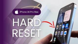 How To Hard Reset iPhone 16 Pro Max Simple [upl. by Edison]