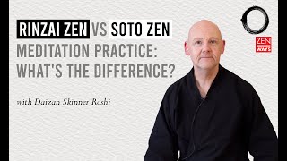 Rinzai Zen vs Soto Zen meditation practice whats the difference [upl. by Ennaeirrac]