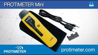 Intro to Protimeter Mini  Compact general purpose pintype meter for use with a range of materials [upl. by Aleinad]