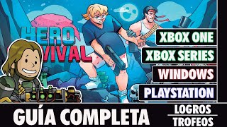 HERO SURVIVAL  Guía Completa LOGROSTROFEOS [upl. by Arriek]