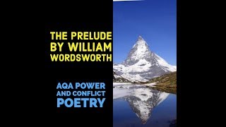 Analysing The Prelude by Wordsworth [upl. by Naitsyrk]