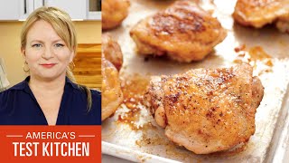 How to Make the Best OvenRoasted Chicken Thighs with Bridget Lancaster [upl. by Ameg32]