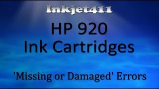 HP 920 920XL Ink Cartridge Problem and Errors [upl. by Bazar]