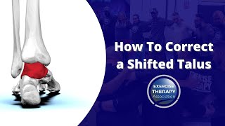 How To Correct a Shifted Talus  Exercise Therapy Association [upl. by Cimbura]