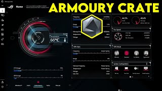 How to Use ASUS ROG Armoury Crate  Review [upl. by Idell]