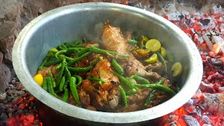 Badami Chicken  Zaiqa Restaurant Ring Road Peshawar  Badami Murgh  Pakistani Street Food [upl. by Aeslahc]