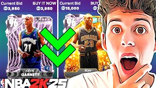 HOW TO TAKE ADVANTAGE OF THE BIGGEST AUCTION HOUSE MARKET CRASH OF THE YEAR IN NBA 2K25 MyTEAM [upl. by Henig]