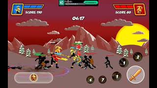 Играю в игрупод названием StickMan giant army Battle [upl. by Fanchon]