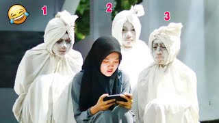 Kompilasi Prank Pocong Terbaru  dijamin Lucu banget 🤣🙏 [upl. by Nahtanoj]