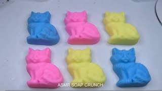 SOFT Glycerin Soap Cutting ASMR Satisfying Sounds [upl. by Enajharas]