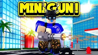 NEW MINIGUN UPDATE IN MAD CITY ROBLOX Mad City [upl. by Kolb276]