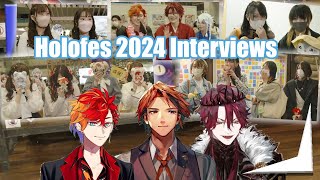 Roberu Gamma and Jurard interviewing Holostars fan in Holofes 2024【Holostars EngSub】 [upl. by Yllim297]