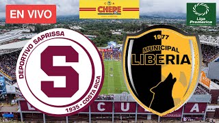 SAPRISSA VS MUNICIPAL LIBERIA EN VIVO Jornada 4 Liga Promerica 2024 [upl. by Whetstone]